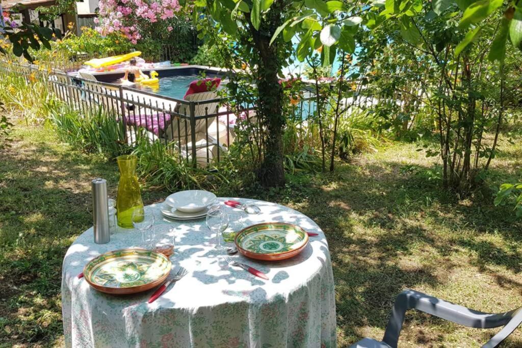 Appart Independant, 1 Lit Deux Personnes Et 1 Appoint Piscine Jardin Direct Gare Aeroport Et Jardin Toulouse Exterior foto