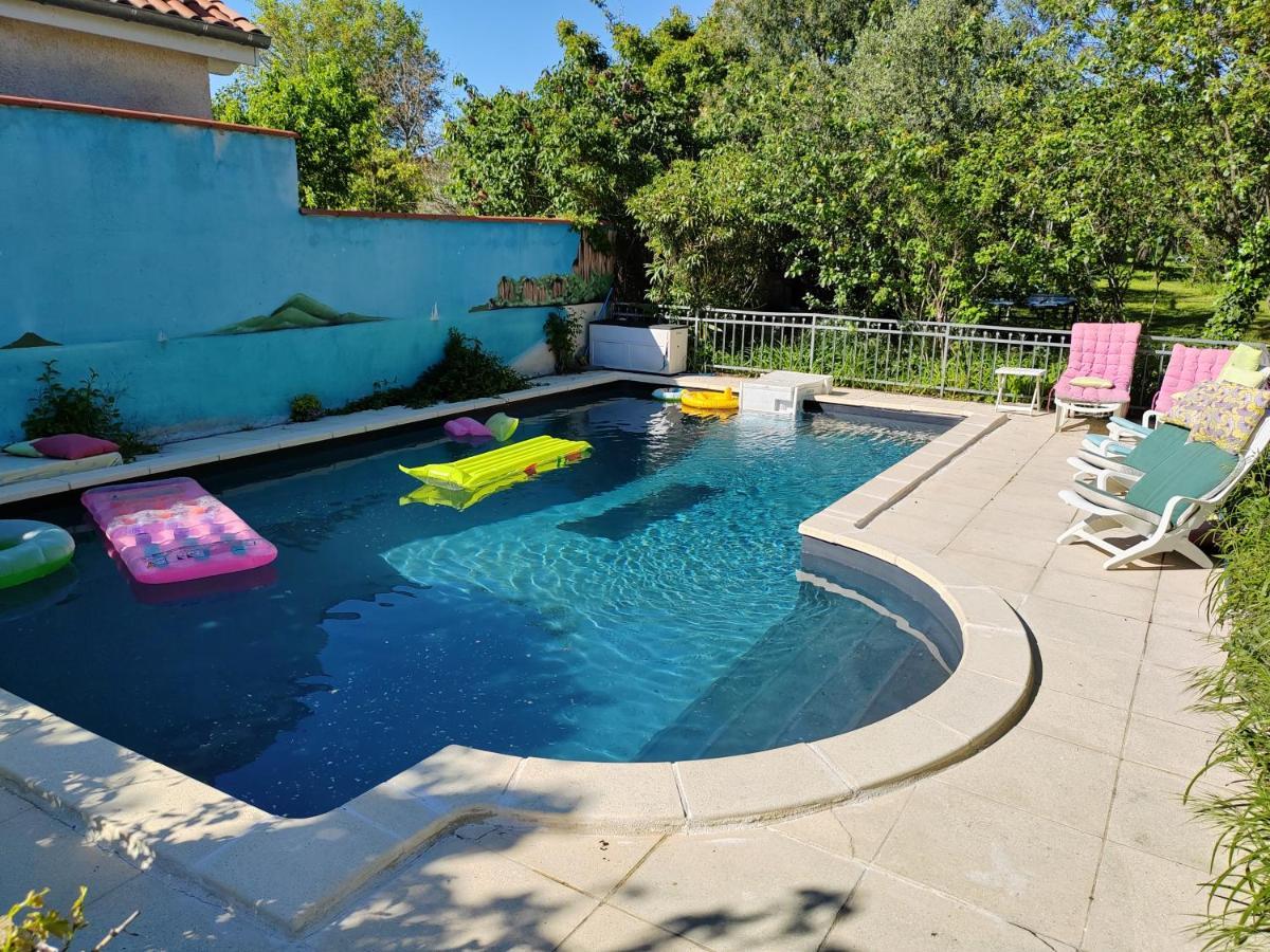 Appart Independant, 1 Lit Deux Personnes Et 1 Appoint Piscine Jardin Direct Gare Aeroport Et Jardin Toulouse Exterior foto